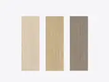 Woodline kommer i fargene oak, maple, walnut